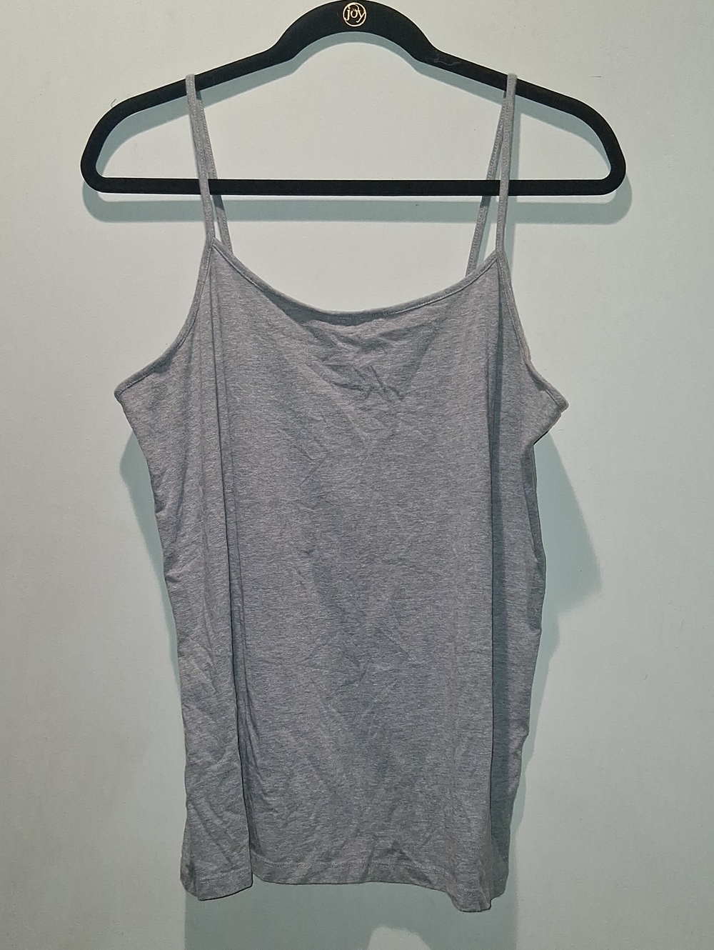 Time and Tru Light Grey Spaghetti Strap Camisole